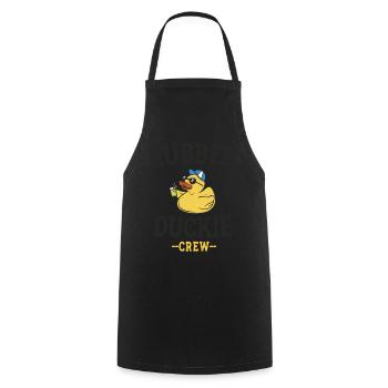 Rubber Duck Yellow Duckie Crew Bath Ducks Duckling - Cooking Apron - black - Front - AI Model Male 185 dark (185cm)