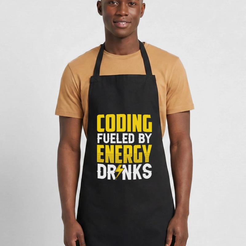 Programmieren Mit Energydrinks Coding Code Coder Kochschürze