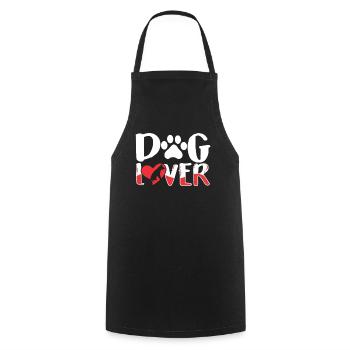 dog lovers dog lover animal puppy sayings - Cooking Apron - black - Front - AI Model Male 185 dark (185cm)