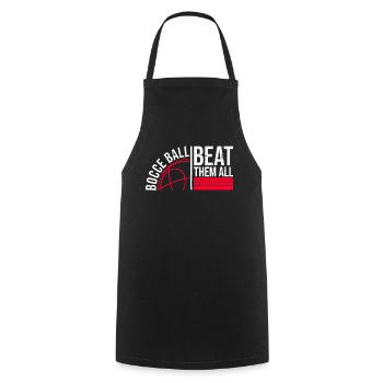 Boccia ball beats them all - Boccia ball - Cooking Apron - black - Front - AI Model Male 185 dark (185cm)