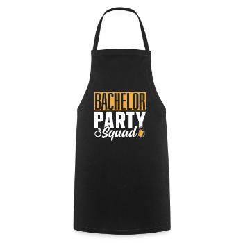 Bachelorette Party Squad Bride Bachelorette - Cooking Apron - black - Front - AI Model Male 185 dark (185cm)