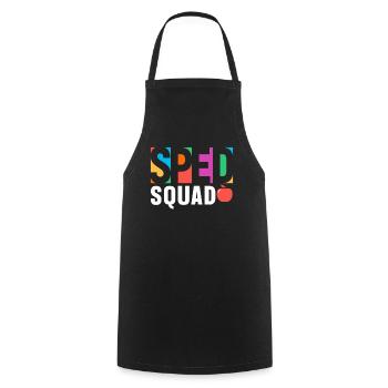 Special Education Team Teachers Special Education Profession - Cooking Apron - black - Front - AI Model Male 185 dark (185cm)