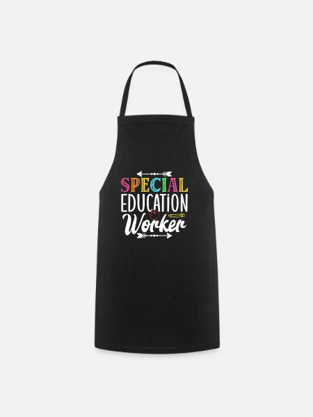 Special Education Workers Special Education Teachers - Cooking Apron - black
