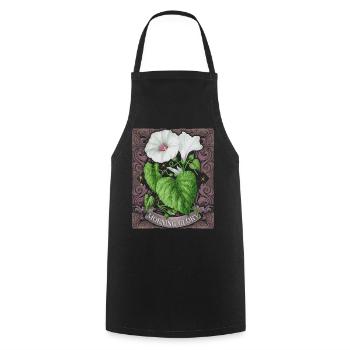 Field winds, winds, vintage botanical illustration - Cooking Apron - black - Front - AI Model Male 185 dark (185cm)