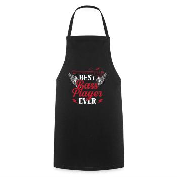 Best Bass Player Ever Bass Guitar Bass - Cooking Apron - black - Front - AI Model Male 185 dark (185cm)