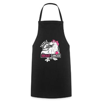 Tackle Breast Cancer Brustkrebs - Kochschürze - Schwarz - Vorne - AI Model Male 185 dark (185cm)