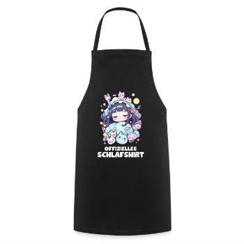 Kawaii Shirt Damen - Lustige Anime Otaku Geschenke - Kochschürze - Schwarz - Vorne - AI Model Male 185 dark (185cm)