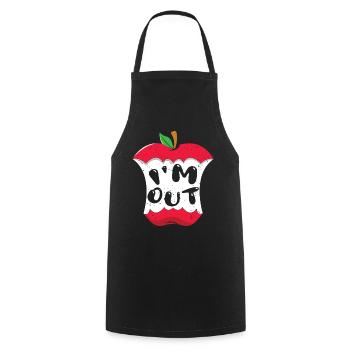 Teacher Student Bye School Out Happy Last Class - Cooking Apron - black - Front - AI Model Male 185 dark (185cm)