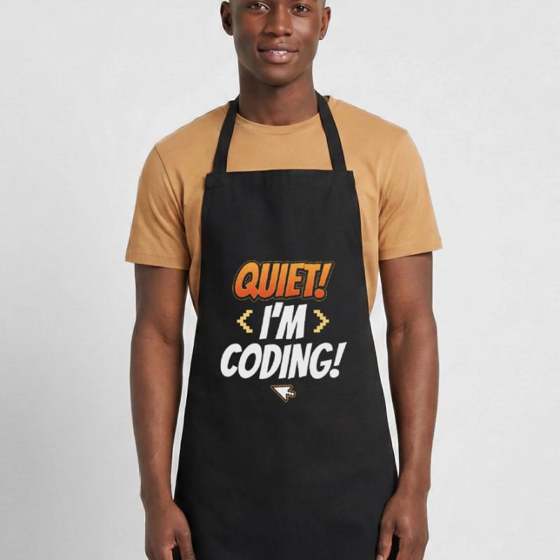 Silent I Programming Coding Coder Programming Cooking Apron