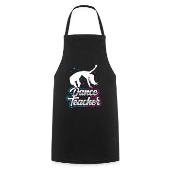 Tanzlehrerin Tanzkurs Tanzschule Tanzlehrer - Kochschürze - Schwarz - Vorne - AI Model Male 185 dark (185cm)