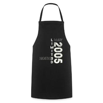 18th Birthday Man Woman May Vintage 2005 Vintage - Cooking Apron - black - Front - AI Model Male 185 dark (185cm)