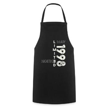 25th Birthday Man Legendary May Vintage 1998 - Cooking Apron - black - Front - AI Model Male 185 dark (185cm)