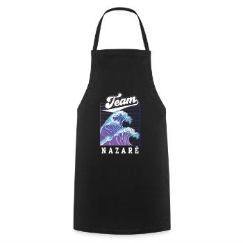 Team Nazaré Surfing Surfing Surfer Vagues - Tablier de cuisine - noir - Devant - AI Model Male 185 dark (185cm)