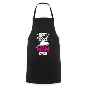 Best Rat Mom Ever Rat Mom Rats - Cooking Apron - black - Front - AI Model Male 185 dark (185cm)