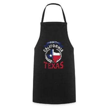 Kalifornien Texas Stolz Texaner Sprüche Texanisch - Kochschürze - Schwarz - Vorne - AI Model Male 185 dark (185cm)