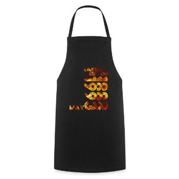 30th Birthday Man Woman Original Vintage 1993 - Cooking Apron - black - Front - AI Model Male 185 dark (185cm)