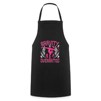 Apparatus Gymnast funny Workout - Cooking Apron - black - Front - AI Model Male 185 dark (185cm)