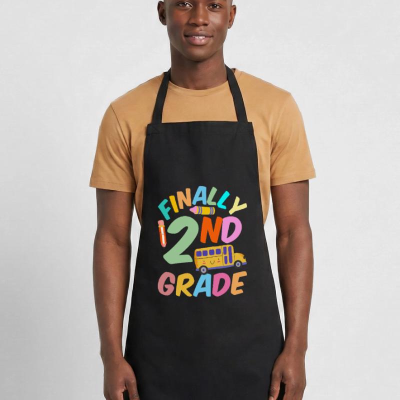 Finally Second Grade Teacher School Second Grader Cooking Apron