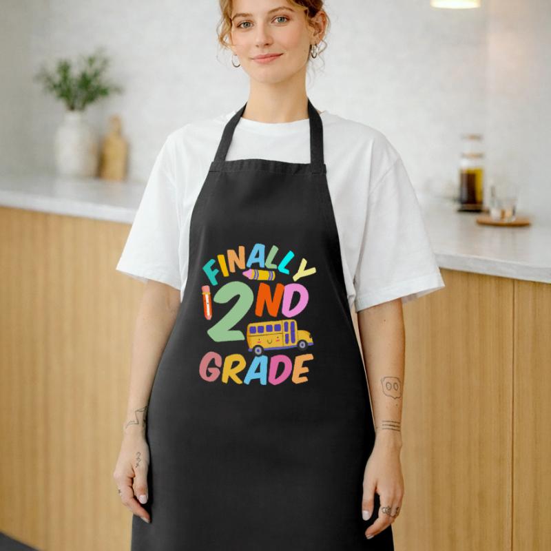Finally Second Grade Teacher School Second Grader Cooking Apron