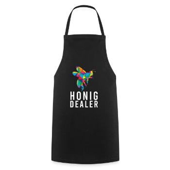 Honey Dealer Bee Honey Bee Beekeeper Bees - Cooking Apron - black - Front - AI Model Male 185 dark (185cm)
