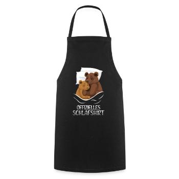 Mein Offizielles Schlafshirt Faulenzer - Cooking Apron - black - Front - AI Model Male 185 dark (185cm)