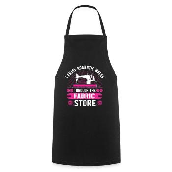 Quilting Gift Sewing Knitting Quilter - Cooking Apron - black - Front - AI Model Male 185 dark (185cm)