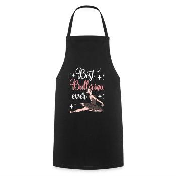 Meilleure danseuse de ballet de tous les temps - Tablier de cuisine - noir - Devant - AI Model Male 185 dark (185cm)