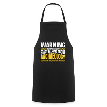 Archaeologist Gift Archaeology - Cooking Apron - black - Front - AI Model Male 185 dark (185cm)
