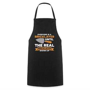 Mason Gift Profession Saying Mason - Cooking Apron - black - Front - AI Model Male 185 dark (185cm)