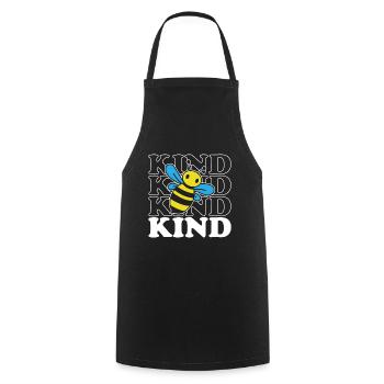 Bee Child - Cooking Apron - black - Front - AI Model Male 185 dark (185cm)