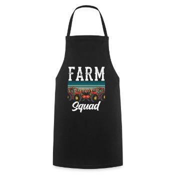 Farm Team Agriculture Farmer Farmer Farmer - Cooking Apron - black - Front - AI Model Male 185 dark (185cm)
