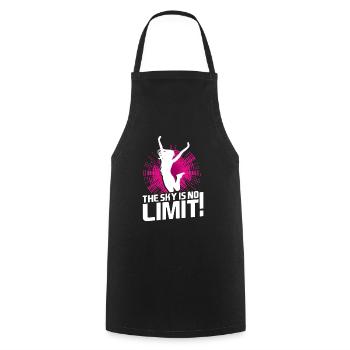 The Sky is No Limit Trampoline - Cooking Apron - black - Front - AI Model Male 185 dark (185cm)