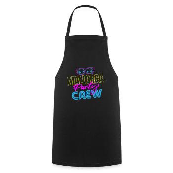 Malle Party Crew - Cooking Apron - black - Front - AI Model Male 185 dark (185cm)