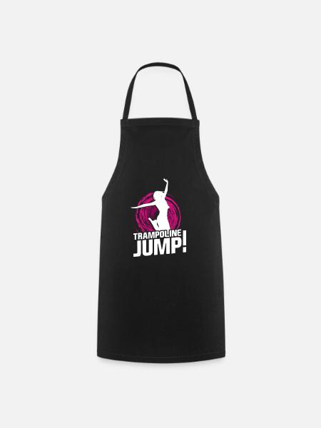 Trampoline Jump - Kochschürze - Schwarz