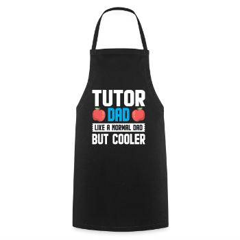 Tutor Geschenk Tutor - Kochschürze - Schwarz - Vorne - AI Model Male 185 dark (185cm)