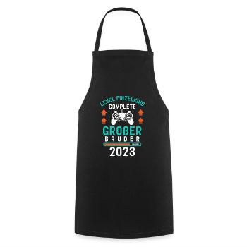 Großer Bruder 2023 Loading Complete Gamer - Kochschürze - Schwarz - Vorne - AI Model Male 185 dark (185cm)