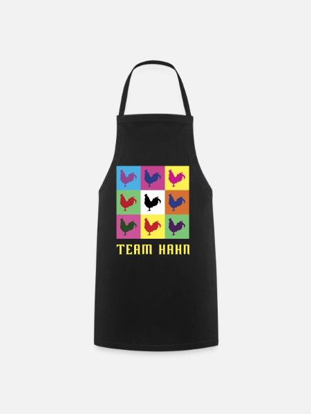 Team Hahn - Kochschürze - Schwarz