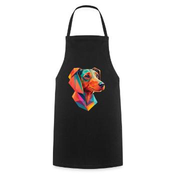 Dachshund Dog Dogs Design Dachshund Pet - Cooking Apron - black - Front - AI Model Male 185 dark (185cm)