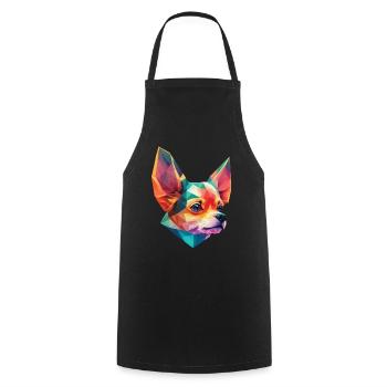 Chihuahua Dog Dog Design Pet Dog Owner - Tablier de cuisine - noir - Devant - AI Model Male 185 dark (185cm)
