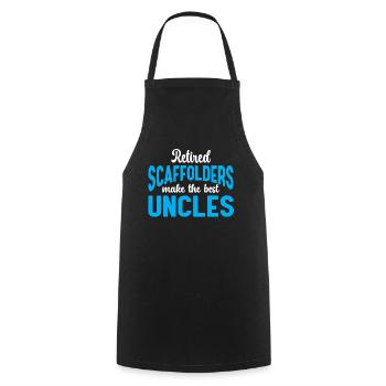 Échafaudage Cadeau Artisan Travail Échafaudage - Tablier de cuisine - noir - Devant - AI Model Male 185 dark (185cm)