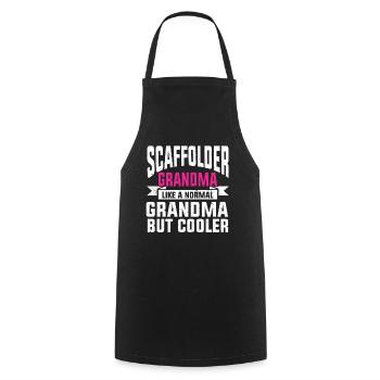Échafaudage Cadeau Artisan Travail Échafaudage - Tablier de cuisine - noir - Devant - AI Model Male 185 dark (185cm)
