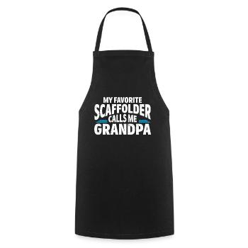 Échafaudage Cadeau Artisan Travail Échafaudage - Tablier de cuisine - noir - Devant - AI Model Male 185 dark (185cm)