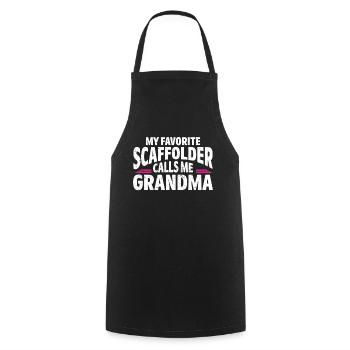 Échafaudage Cadeau Artisan Travail Échafaudage - Tablier de cuisine - noir - Devant - AI Model Male 185 dark (185cm)