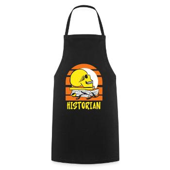 Historian History History Teacher - Cooking Apron - black - Front - AI Model Male 185 dark (185cm)