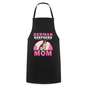 German Shepherd Mom Lover Pet Cute - Cooking Apron - black - Front - AI Model Male 185 dark (185cm)