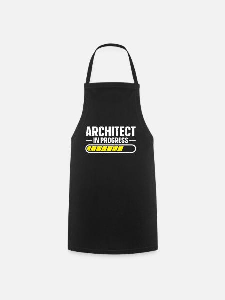 Cadeau d’architecte, amoureux de l’architecture - Tablier de cuisine - noir