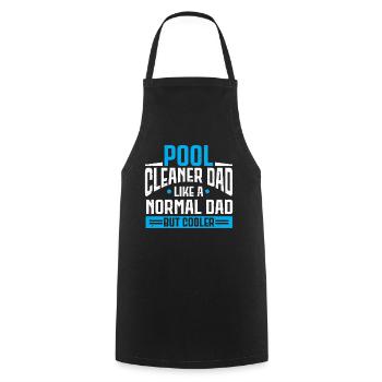 Nettoyage de piscine Travail Gardien de piscine - Tablier de cuisine - noir - Devant - AI Model Male 185 dark (185cm)
