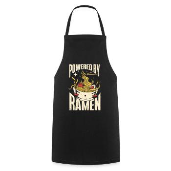 Ramen Geschenk Japanische Nudelsuppe Ramen - Kochschürze - Schwarz - Vorne - AI Model Male 185 dark (185cm)