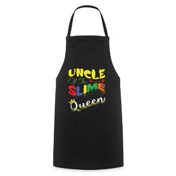 Uncle Of Slime Girl Slime Lover Colorful Slime - Cooking Apron - black - Front - AI Model Male 185 dark (185cm)