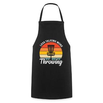 Disc Golfer hit Trees and Curse - Cooking Apron - black - Front - AI Model Male 185 dark (185cm)